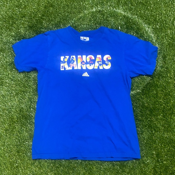 Adidas Kansas Jayhawks athletic shirt